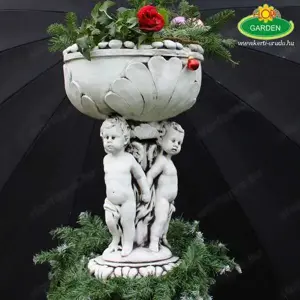 Fagyálló virágtartó angyalokkal - kép 3