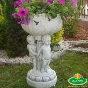 Fagyálló virágtartó angyalokkal - kép 2