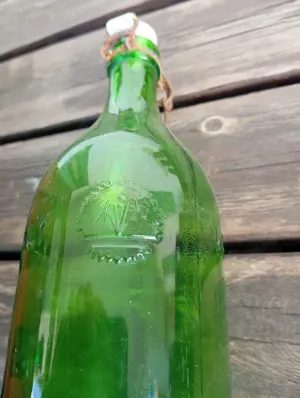 Régi zöld csattosüvegek eladó  - kép 4