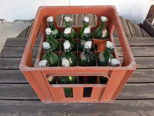 Régi zöld csattosüvegek eladó  - kép 2