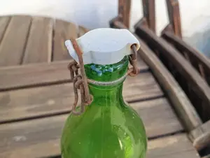 Régi zöld csattosüvegek eladó  - kép 3