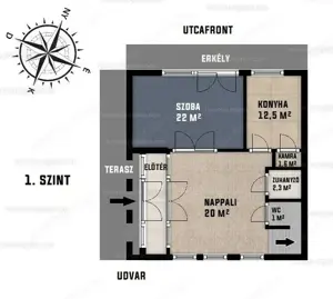 Somogy megyei Taranyban emeletes ház nagy telekkel eladó - kép 3
