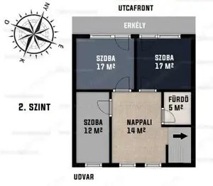 Somogy megyei Taranyban emeletes ház nagy telekkel eladó - kép 2
