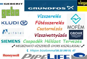 Víz- és Fűtésszerelés   Gyors, Megbízható Munka