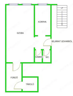 Kiadó napfényes lakás a belváros szívében   Veres Pálné utca - kép 2