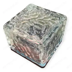 Napelemes kristálymintás kocka lámpa felhajtóra - kép 2