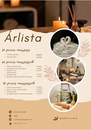 Relaxáló, lazító svédmasszázs Győrben - kép 3