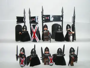 Lego Castle Trónok Harca figurák Bolton Sereg Lovag katona katonák 10db ÚJ - kép 3