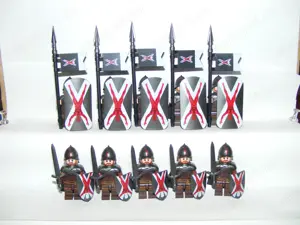 Lego Castle Trónok Harca figurák Bolton Sereg Lovag katona katonák 10db ÚJ - kép 6