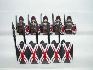 Lego Castle Trónok Harca figurák Bolton Sereg Lovag katona katonák 10db ÚJ - kép 5