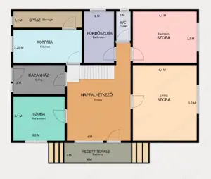 Kiskunhalas Szent József Iskola közelében 2 generációs családi ház eladó! - kép 2