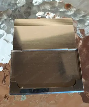 Kompakt és Tartós Alumínium Névjegykártya Tartó  - kép 3