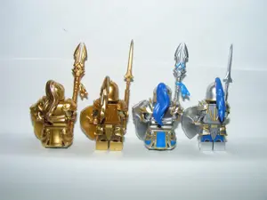 Lego Castle Warcraft figurák katonák lovagok Stormwind Őrség 4db Arany Ezüst katona ÚJ - kép 6