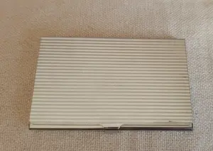 Kompakt és Tartós Alumínium Névjegykártya Tartó  - kép 8