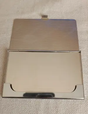 Kompakt és Tartós Alumínium Névjegykártya Tartó  - kép 10