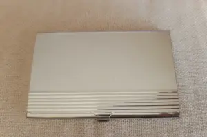 Kompakt és Tartós Alumínium Névjegykártya Tartó  - kép 12