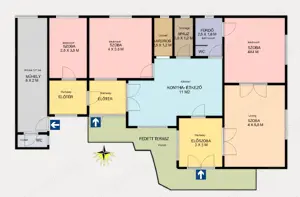 Kiskunhalas   Rákóczi téren 4 szobás ház melléképületekkel eladó! - kép 2