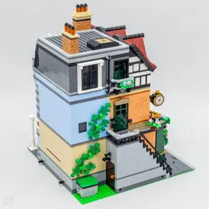 Lego komp. Creator Icons 10350 Tudor kori városrész Corner moduláris ház LEPIN ÚJ - kép 5