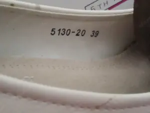 39-es Luszi alkalmi bőr cipő.  Egyszer viselt.  6000ft óbuda - kép 8