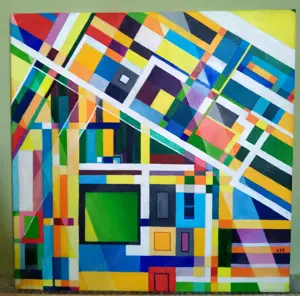 Akril festmények kézzel készítettek - kép 4