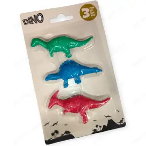 Dínós radírszett gyerekeknek   3D dinoszauruszok
