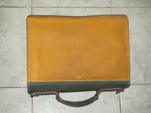 Ritka színes Blázek & Anni férfi valódi bőrtáska bőr táska  - kép 7