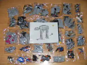 Lego komp. Star Wars 75288 AT-AT Hoth Lépegető 1270db LEPIN ÚJ - kép 3