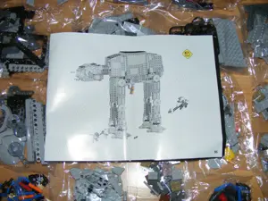 Lego komp. Star Wars 75288 AT-AT Hoth Lépegető 1270db LEPIN ÚJ - kép 4