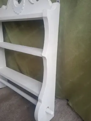 Fehér színű füszertartó polc eladó  - kép 4