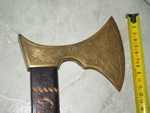 Felvidéki Nagyrőcei (Revúca '85 felírat) nagy súlyos réz fokos - kép 7