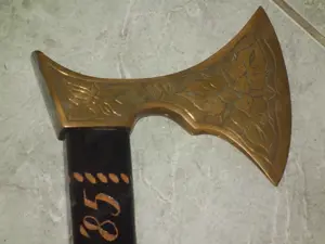 Felvidéki Nagyrőcei (Revúca '85 felírat) nagy súlyos réz fokos - kép 12