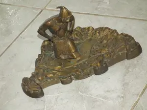 Ritka fajsúlyos réz Árpád vezér Honfoglalási dísztárgy - kép 4