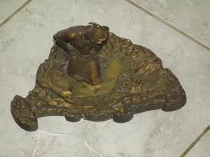 Ritka fajsúlyos réz Árpád vezér Honfoglalási dísztárgy - kép 7