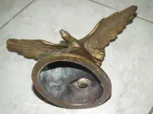 Régi Turul sas szobor turulmadár súlyos réz nr.5 - kép 10