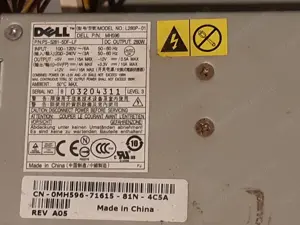 Dell L280P-01 számítógép tápegység fekvő működő - kép 2
