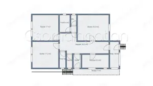Rábaszentandrás - 3 szoba nappalis ház eladó - kép 12