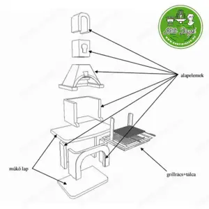Kerti grill mediterrán kertbe - kép 7