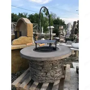 Kerti sütő betonelemekből - kép 5