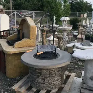 Kerti sütő betonelemekből - kép 3