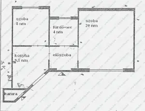 KIADÓ Budapest Akácfa utcában egy 5. emeleti, elszeparált 44 nm-es lakás. - kép 2