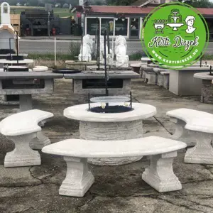 Kerti sütő betonelemekből - kép 2