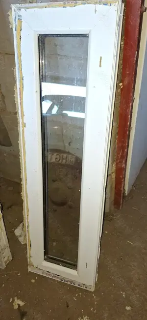 Bontott bejárati ajtó  98cmx 208cmx6cm fehér  - kép 3