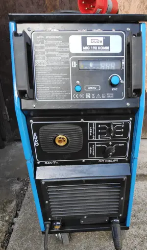 Güde MIG 190 Kombi A fogyóelektródás védőgázas inverteres hegesztő - kép 4