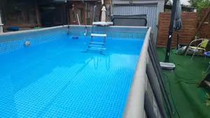 Kerti medence intex 549x274x132 +létra+homokszürö+meritőháló.  - kép 3