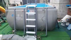 Kerti medence intex 549x274x132 +létra+homokszürö+meritőháló.  - kép 6