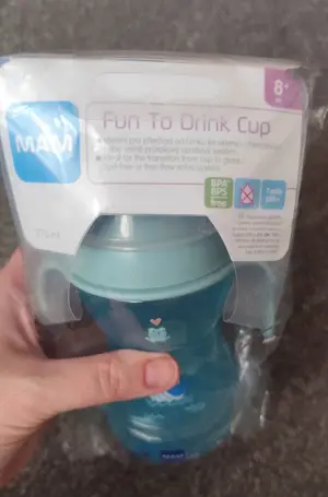 Bontatlan MAM Fun to drink ivópohár, kulacs 8+hó, 270ml - kép 4