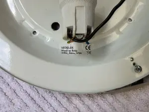 30 cm átmérőjű kőr alakú tejüveges fürdőszoba lámpa eladó 3000 Ft - kép 2