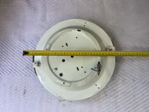 30 cm átmérőjű kőr alakú tejüveges fürdőszoba lámpa eladó 3000 Ft - kép 5