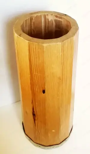 Ashiko dob Nyugat-Afrikából keményfa hasábokból, egzotikus kuriózum - kép 2