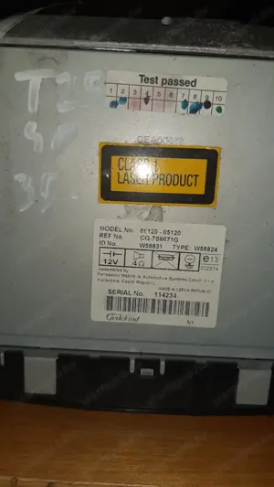 Toyota Avensis T25 rádiós fejegység eladó - kép 2